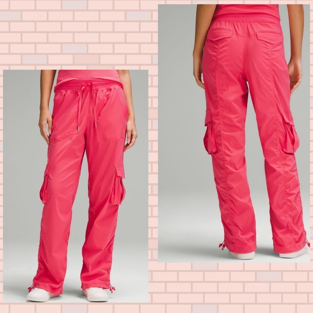 Lululemon Dance Studio Relaxed-Fit Mid-Rise Cargo Pant glazed pink Medium